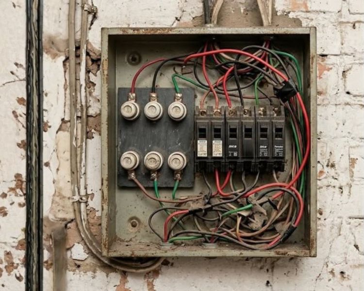 Antes instalación eléctrica